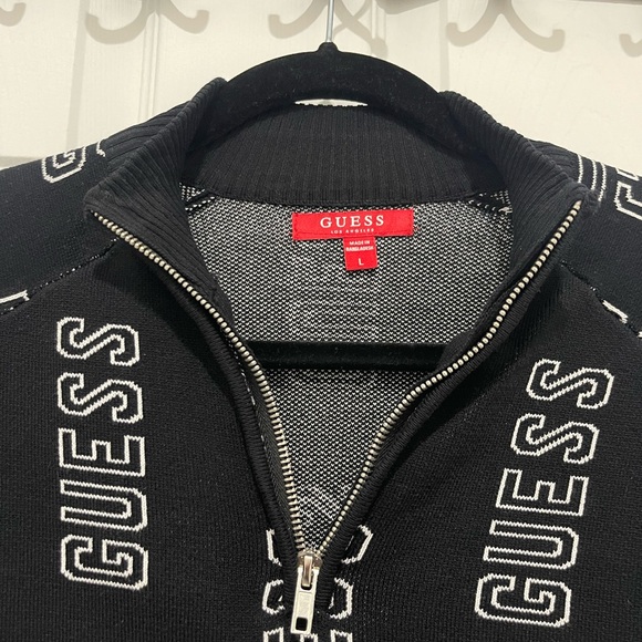 Guess Cropped Halo Zip Sweater - Picture 3 of 3
